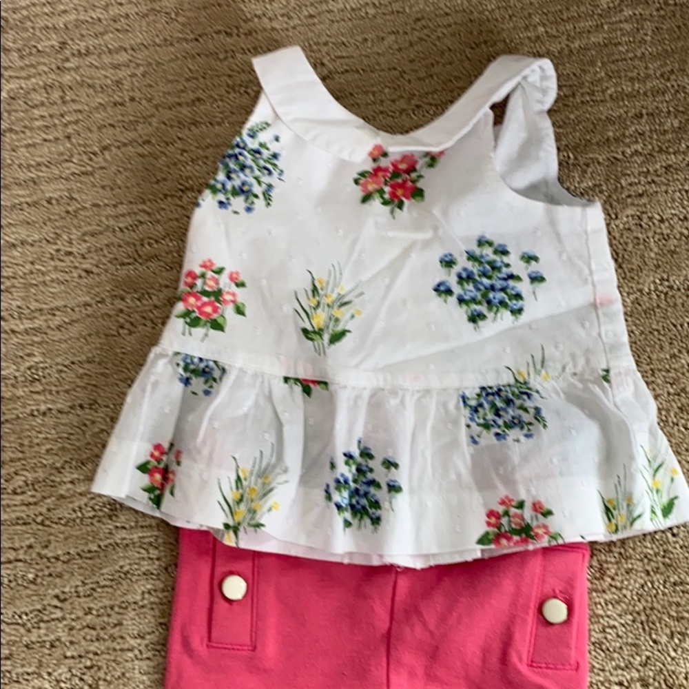Janie and Jack 3-6 Floral Outfit